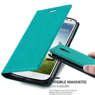 Etui i futerały do telefonów - Etui ochronne Cadorabo do Samsung Galaxy S4 w kolorze turkusowym etui na telefon komórkowy z magnetycznym zamknięciem - miniaturka - grafika 1