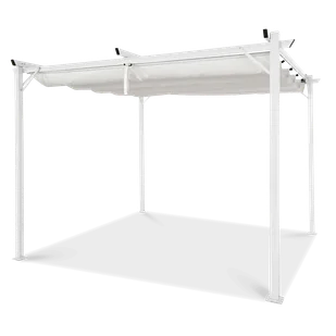 Pergola na taras SPRINT 3x3 White - HARDMAISTER - Kratki i pergole - miniaturka - grafika 1