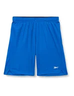 Spodenki damskie - Reebok Męskie szorty z dzianiny, niebieski Vector Blue, L, Niebieski wektorowy, L - miniaturka - grafika 1