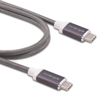Kabel USB Innergie USB-C - USB-C 1 m Szary 3082175600