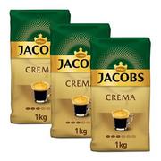 Kawa - Kawa ziarnista JACOBS Crema 3 x 1 kg | Bezpłatny transport - miniaturka - grafika 1