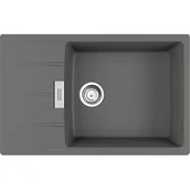 Zlewozmywaki - Franke Centro CNG 611-78 XL GSC Zlewozmywak granitowy jednokomorowy 78x50 cm kamienny szary 114.0687.325 - miniaturka - grafika 1