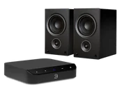 Zestawy stereo - Bluesound NODE NANO (czarny) + Alpha AM5 (czarny) - miniaturka - grafika 1