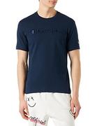 Koszulki męskie - Champion Męski t-shirt Rochester 1919 z logo Crewneck S, granatowy (Eco-Future), S, granatowy (Eco-future), S - miniaturka - grafika 1
