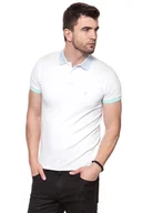 Koszulki męskie - Wrangler, T-shirt polo męski, Contrast Polo White W7B59K412, rozmiar S - miniaturka - grafika 1