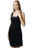 Bielizna nocna - Piękna halka damska Alice : Kolor - Czarny, Rozmiar - 58 - miniaturka - grafika 1