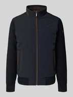 Swetry męskie - Kurtka hybrydowa ze stójką - miniaturka - grafika 1