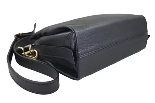 Funkcjonalna torebka damska na ramię - Czarna - Torebki damskie - miniaturka - grafika 4