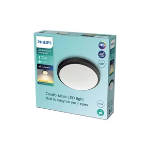 Philips Doris sufitowa LED 2 700 K czarna 28cm - Lampy sufitowe - miniaturka - grafika 3