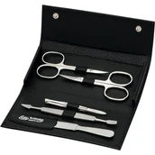 Zestawy do manicure i pedicure - Solingen Zestaw do manicure 5 cz. Etui czar - Erbe - miniaturka - grafika 1