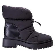 Półbuty damskie - Damskie Śniegowce GUESS LEEDA/STIVALETTO (BOOTIE)/N/A FL8LEDELE10-BLACK – Czarny - miniaturka - grafika 1