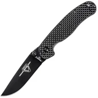 Noże - Nóż składany Ontario Rat 2 Folder Carbon Fiber Black D2 - miniaturka - grafika 1