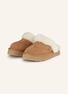 Kapcie damskie - Ugg Klapki Disquette braun - miniaturka - grafika 1