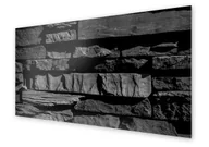 Dekoracje domu - Panel kuchenny HOMEPRINT Ciemna ściana kamienna 120x60 cm - miniaturka - grafika 1