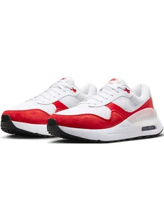 Nike Sneakersy "Air Max System" w kolorze biało-czerwonym - Trampki męskie - miniaturka - grafika 1