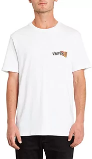 Koszulki dla chłopców - Volcom Worlds Collide white koszulka męska - M - grafika 1