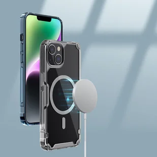 Etui Nillkin Nature Pro Magnetic Apple iPhone 15 niebieskie - Etui i futerały do telefonów - miniaturka - grafika 8