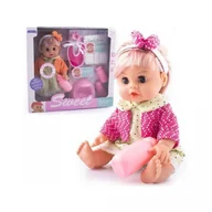 Lalki dla dziewczynek - Lalka bobas z włosami, mówiąca, sikająca akcesoria - miniaturka - grafika 1
