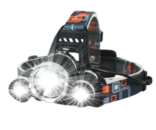 Latarka czołowa 3xLED 1000lumen model T6 - Latarki - miniaturka - grafika 1