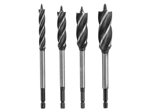 PARKSIDE® Zestaw wierteł spiralnych do drewna (Zestaw z wycentrowaną końcówką 4 szt.) - Wiertła - miniaturka - grafika 1