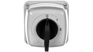 Elektromet Spółdzielnia Inwalidów Łącznik krzywkowy 0-1-2 5P 40A w obudowie IP44 Łuk 40-33 924021 - Inne akcesoria elektryczne - miniaturka - grafika 1