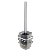 Akcesoria do wc - Wenko Uchwyt TurboFix na szczotkę + szczotka WC kremowy, 37x9x11 cm - miniaturka - grafika 1