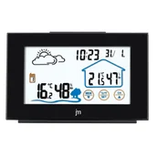 Stacje pogodowe - LOWELL STAZIONE METEO JD-9522 radiocontr STAZIONE BAROMETRICA R.C. IN/OUT - NERO - miniaturka - grafika 1