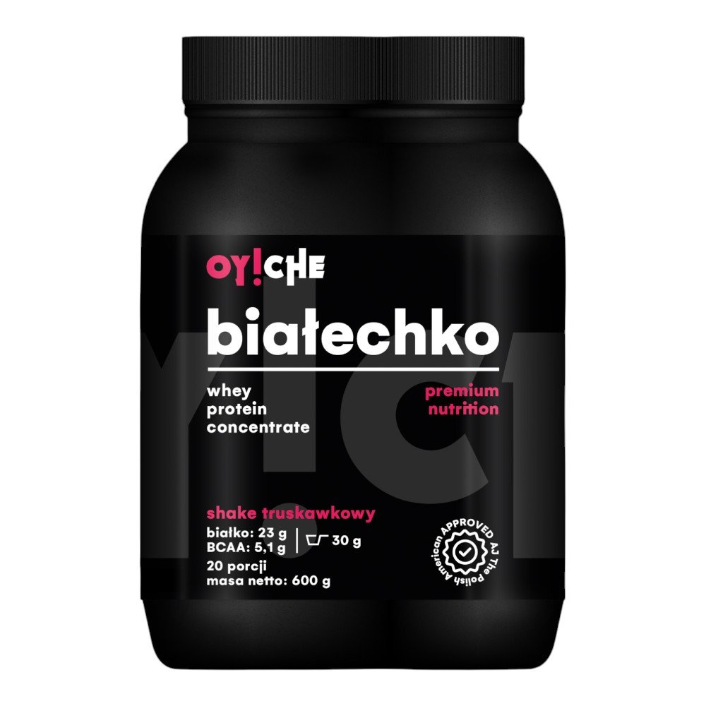 Białechko Shake truskawkowy Proszek do rozpuszczania, 600 g