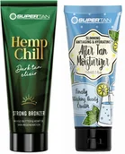 Balsamy i kremy do opalania - Supertan Hemp Chill + After Tan Po Opalaniu Gratis - miniaturka - grafika 1