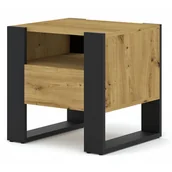 Szafki nocne - Stolik Nocny Dąb Artisan G5-L61 - miniaturka - grafika 1