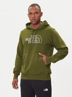 Bluzy męskie - The North Face Bluza Drew Peak Light NF0A8C1B Zielony Regular Fit - miniaturka - grafika 1