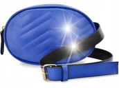 Nerki - Elegancka NERKA Damska Saszetka TOREBKA Pikowana BIODRÓWKA NA PAS - miniaturka - grafika 1