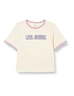 Koszulki i topy damskie - Lee Koszulka damska Shrunken Graphic Tee T-shirt, szyfon, XL, szyfon, XL - miniaturka - grafika 1