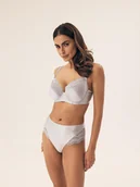 Majtki damskie - Majtki z wysokim stanem Brillant Esotiq jasno-niebieski S - miniaturka - grafika 1