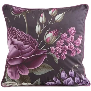 Poszewka EUROFIRANY Velvet 120 45 x 45 cm Fioletowo-czarny - Poszewki na poduszki - miniaturka - grafika 1