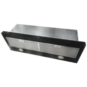 Okapy kuchenne - Falmec Slim Vetro Plus 90 Czarny - miniaturka - grafika 1