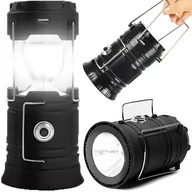 Latarki - Lampa Turystyczna Akumulator Kempingowa Solar Led - miniaturka - grafika 1