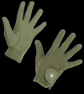 Rękawiczki jeździeckie - Rękawiczki COVALLIERO 24SS zielone, rozmiar: L - grafika 1