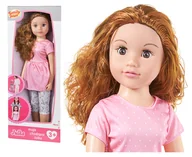 Lalki dla dziewczynek - SMILY PLAY Duża lalka chodząca 70 cm księżniczka długie włosy - miniaturka - grafika 1