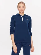Bluzy damskie - Le Coq Sportif Bluza 2310437 Granatowy Regular Fit - miniaturka - grafika 1