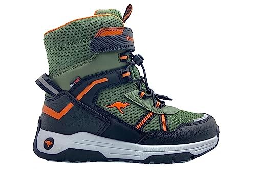 KangaROOS Męskie śniegowce K-MJ Luc RTX Olive/Flame, 38 EU, Olive Flame, 38 EU