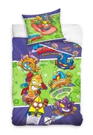 Pościel dla dzieci - Bawełniana pościel dziecięca młodzieżowa 160x200 Super Zings dwustrona - miniaturka - grafika 1