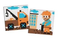 Zabawki kreatywne - Diamentowa mozaika naklejka Kids - Budowniczy - zabawka - miniaturka - grafika 1