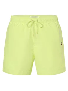 Tommy Hilfiger Męskie spodenki kąpielowe Mężczyźni zielony jednolity, M - Spodenki męskie - miniaturka - grafika 1