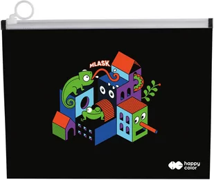 Happy Color Teczka B4 PP z suwakiem Me&City mix - Teczki i skoroszyty Happy Color Teczka B4 PP z suwakiem Me&City mix - Teczki i skoroszyty - miniaturka - grafika 1