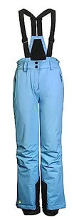Killtec Dziewczęce spodnie narciarskie/spodnie funkcyjne z szelkami, ochrona krawędzi i łapacz śniegu KSW 152 GRLS SKI PNTS, jasno-turkusowe, 128, 41188-000 - Spodnie narciarskie - miniaturka - grafika 1