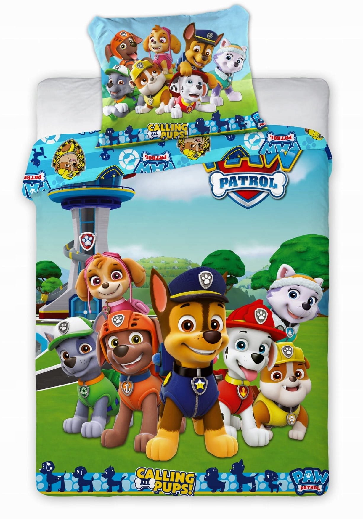 Pościel dziecięca 140x200 Psi Patrol Pieski
