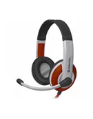 Słuchawki - DEFENDER WARHEAD G-120 BIAŁO-CZERWONE - miniaturka - grafika 1