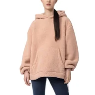 Bluzy sportowe damskie - Bluza 4F H4Z22BLD03865S - różowa - miniaturka - grafika 1