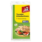 Folia, papier śniadaniowy, serwetki - Torebki śniadaniowe papierowe 40 sztuk Jan Niezbędny - miniaturka - grafika 1